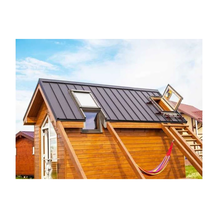 Фальцевая кровля Кликфальц mini Grand Line 0,5 Rooftop Matte RAL 9005 Черный