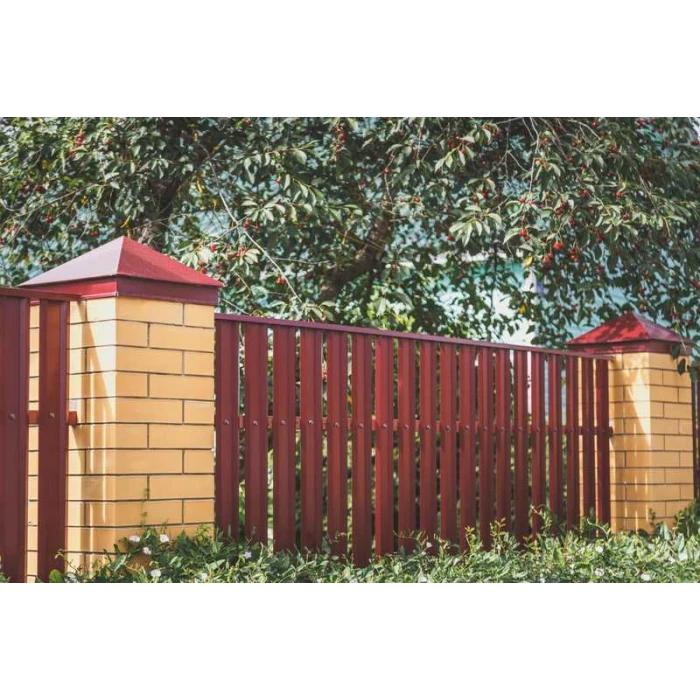 Штакетник М-образный В Grand Line 0,4 Полиэстер RAL 8017 Шоколад