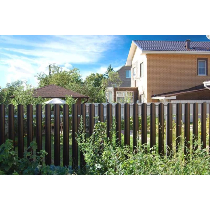 Штакетник М-образный В фигурный Grand Line 0,45 Полиэстер RAL 9003 Сигнальный Белый